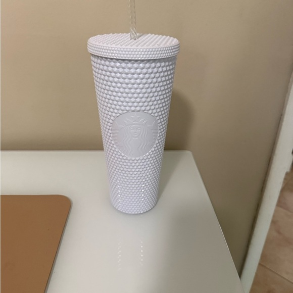 Starbucks White Textured Tumbler - Picture 1 of 3